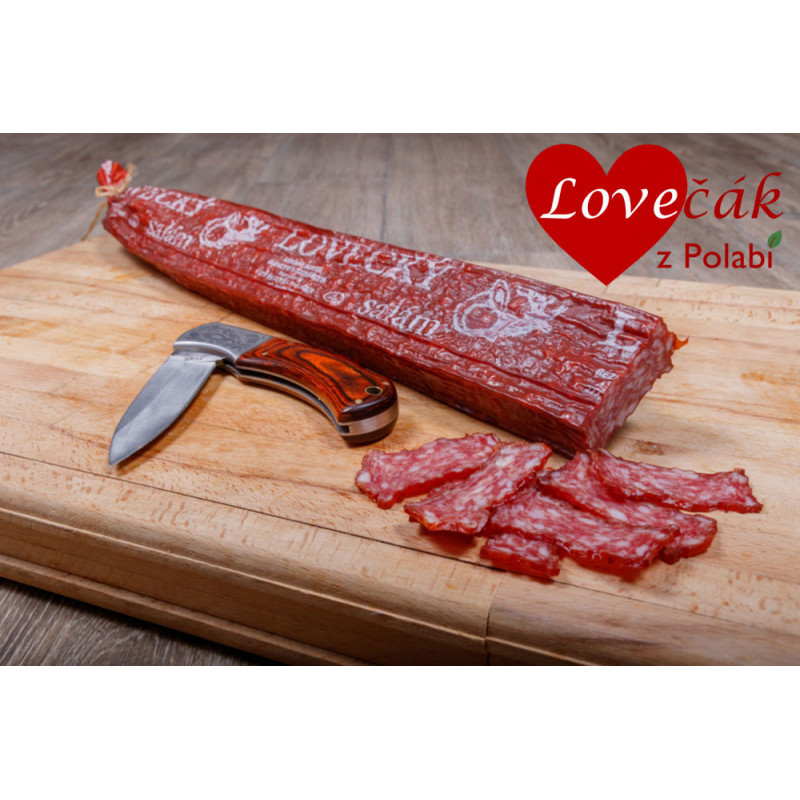 Lovečák z Polabí | Kvalitní trvanlivé salámy a klobásy od řeznictví Antonín Matek